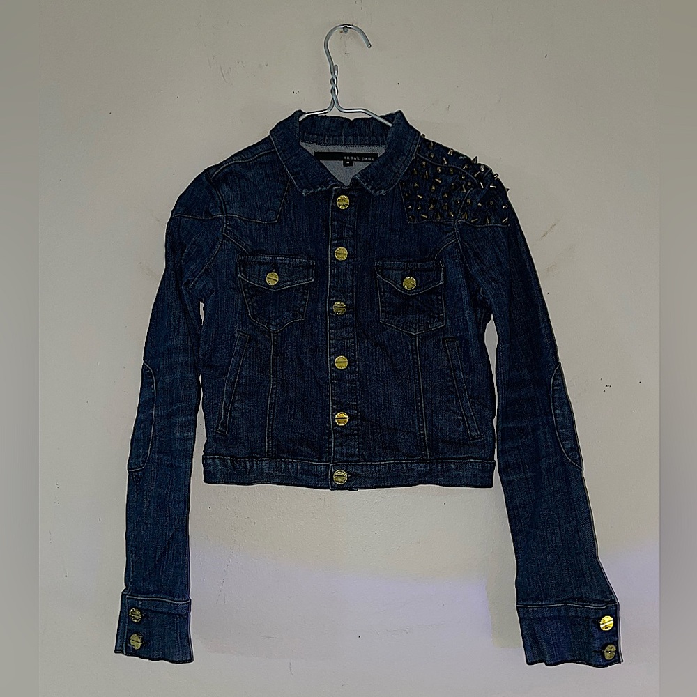 Navy Blue Jean Jacket